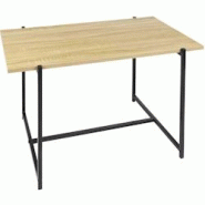 Table basse en mdf et métal Loka The Home Deco Factory - marron 3664944565727 Table basse en mdf et métal Loka The Home Deco Factory - marron 3664944565727