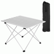 TABLE DE CAMPING JARDIN EN ALUMINIUM AVEC ÉTUI DE TRANSPORT 56 X 46 CM 19_0000935 TABLE DE CAMPING JARDIN EN ALUMINIUM AVEC ÉTUI DE TRANSPORT 56 X 46 CM 19_0000935