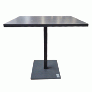 Table rectangulaire 800x600H770 Stratifié Gris TBLRE80x60StraGris