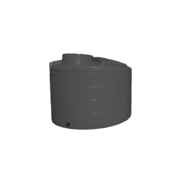 Cuve de stockage d'eau aérienne - 7000L - BASIC - Couvercle avec évent - Fabrication française