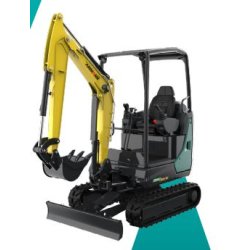 Mini-pelle adaptée aux environnements urbains même les plus exigus - AMX 24-2