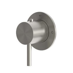 Mitigeur mural thermostatique en inox satiné 316L, contrôle automatique de température, résistant à la corrosion. SINED. - gris inox MISCELATORE-