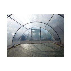 Serre tunnel pour maraîchers 4.50m - Structure en acier galvanisé et bâches thermiques professionnelles
