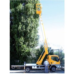 Camion nacelle télescopique MULTITEL 160ALU - Hauteur de travail 16,3 m - Disponible en location