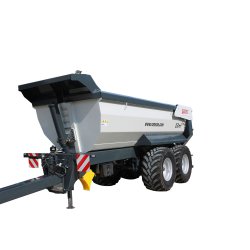 R 220 tahk robust benne agricole à tandem monocoque - romsan - capacité de 15000 kg