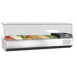 Saladette réfrigérée 6X 1/3 GN - 7489.5240 Combisteel - inox 7489.5240