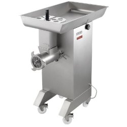 Diamond - Hachoir en inox N° 42, Ø 4.5 mm, 800/1000 kg/h, sur roues - réf. TTGD-42/DC-PDH - gris inox AKS-TTGD-42/DC-PDH