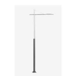 Mât résidentiel Stylum ICST60MA - acier galvanisé avec options de réhausse inox ou acier