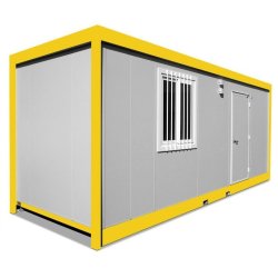 Bungalow monobloc / démontable / 6,00m x 2,44m x 2,15m (int) / 2,45 (ext)