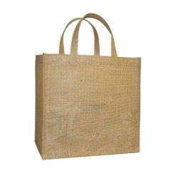 Sac cabas jute naturel 33+24x34,5cm - par 10