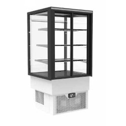 Vitrine réfrigérée SELF-SERVICE encastrable positive Ventilée 4 faces vitrées 600mm Integra Drop-in Sayl