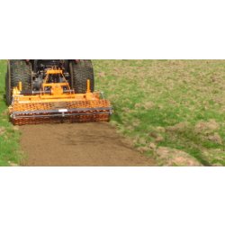 Enfouisseur de pierres SUPER-PRO & POLY-PRO - préparateurs de sol robustes pour espaces verts, profondeur de travail 15 à 27 cm