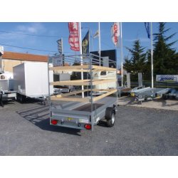Remorque avec frein de structure châssis modulaire - humbaur - 1339