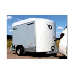 Remorque fourgon Alu polyester DEBON C300 ROADSTER - PTAC : 1300 Kg - 300x150xH197 cm - Référence FOUGON_C300_Alu