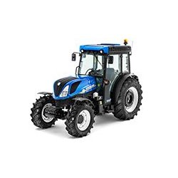 T4.100F Tracteur agricole - New Holland - Puissance maximale 73/99 kW/ch - Cabine VisionView™, moteur FPT Industrial F5C Tier 4A, transmission Dual Command™