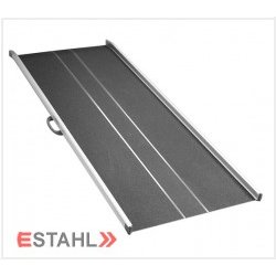 Rampe fixe large E-stahl - modèles 30030-100F, 30030-125F, 30030-200F, 30030-300F - aluminium anodisé, surface antidérapante