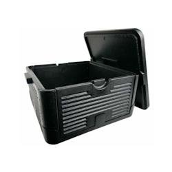 FHC evolupack ECOLOMIQUE - 1 Pcs - Box pliante isotherme noire - 380 x 380 mm, Hauteur: 220 mm - ECO294ISOBOX19 - noir EPP (Polypropylène expansé) E