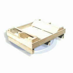 Caisse-palette en bois sur mesure - Avec berceau pour bobines