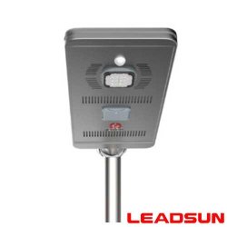 Lampadaire autonome LED solaire AE2 20W 2400lm - sans mât - IP65 Leadsun - Panneau solaire intégré et batterie lithium