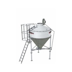 Silo d'aliment d'élevage à cône axial translucide - Ø1900 ou Ø2325 - Capacité 3.5, 5, 6.3 et 8m3 - Babystar 320 & 700