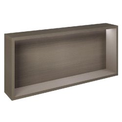 Présentoir Cage noyer foncé avec LED 86x14,5x38,4cm