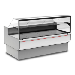 Vitrine réfrigérée 1780 mm - Top prix avec réserve - Profondeur 970 mm - Froid statique - Éclairage LED