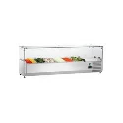 Bartscher Présentoir réfrigéré positif 6 x GN 1/4, à assembler, 190 W, 220 V - MONO - multi-matériau 4015613773452