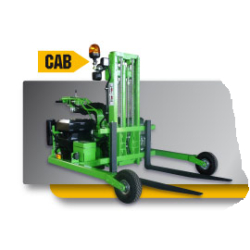 Chariots embarqués CAB - multidirectionnels, tous terrains, électriques - Installation sur véhicules 8 à 44 tonnes