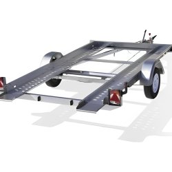 Porte-voiture Satellite VTX131A - Voie étroite - PTAC 1300 kg - Dimensions 3810 x 1830 cm