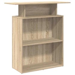 Bureau de réception Chêne Sonoma 100x40x104 cm Bois d'ingénierie Modèle Vega Nova - 8721158658906