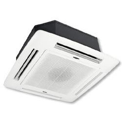 Climatiseur split cassette à vitesse fixe - Compatible faux plafonds - Clapets motorisés 2, 3 et 4 voies