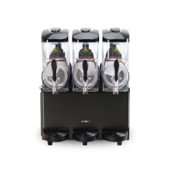 HENDI Machine à slush 3 x 12 l, Arktic, 36L, Noir, 220-240V/1080W, 610x490x(H)775mm - noir inox 274378