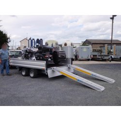Remorque sans frein - Transport sécurisé et paramétrable pour side-car