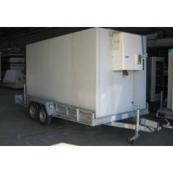 Location chambre froide sur remorque - 12 m3 - conservation produits frais - 380V - pour manifestations