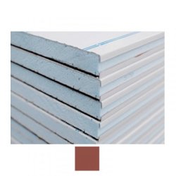 Panneau sandwich acoustique en aluminium - 55 mm - 1,2 m large - Brun RAL 8004 - Longueur 2,5 à 7,5 m - Garantie 10 ans