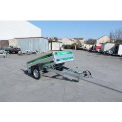 Remorque étanche DAXARA 218F - Plancher bois, fabrication française pour bricolage, transport et vacances