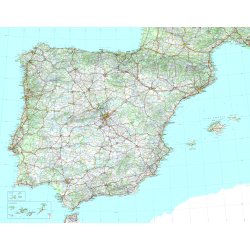 Carte de l'espagne