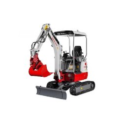 Mini-pelle Takeuchi TB 215R - 1575 kg, Profondeur de fouille 2190 mm, Moteur Yanmar 3 cylindres
