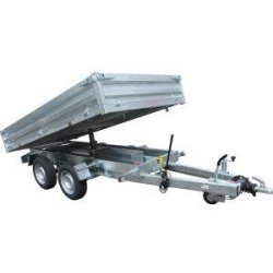 Benne 322x170 - 2500 kg PTC - Pompe électrique et manuelle - 2 essieux Lider