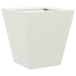 Helloshop26 - Jardinière bac lit surélevé plantes fleurs terrasse jardin 30 x 30 x 30 cm acier blanc 02_0037485 02_0037485 - blanc acier 3000214253466