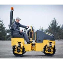 Rouleaux tandem vibrants articulés BW 100 ADM Bomag - 1,7 t à 2 t - moteur Kubota 15 ch