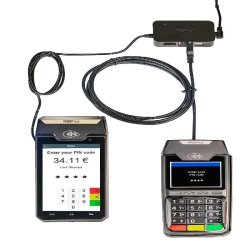 INGENICO DX4000 Terminal paiement de comptoir et clavier consommateur PINpad - noir plastique PCV526113441B