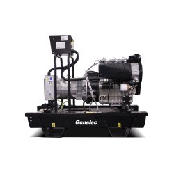 Groupe électrogène industriel GLA1-16 T5 - Genelec - 15 kVA - Lombardini - Alternateur Mecc Alte - Diesel - Triphasé