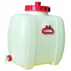Tonnelet polyéthylène 500 litres - Finition industrielle - Pour liquides alimentaires - CEMO - 2589
