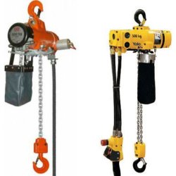 Palan pneumatique - capacité 125 à 2000 kg - hauteur de levage 4 à 6 mètres - robuste pour levage continu