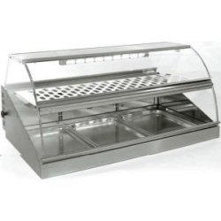 Vitrine à poser froide VHF1000RO - 3 bacs GN1/1 - 110 litres - 1000 x 720 x 475 mm