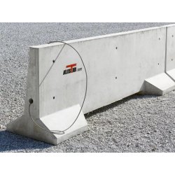 Bloc béton anti intrusion hautement efficace et pratique pour la délimitation d'une zone