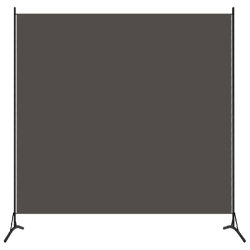 Décoshop26 - Séparateur de pièce cloison pliable 175 x 180 cm en tissu anthracite DEC031137 - 3000258305145