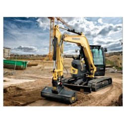 Mini-pelle à chenilles 8 à 9 T compacte, profondeur de fouille 4440 mm, idéale pour les travaux de terrassement - ViO82 - disponible en location