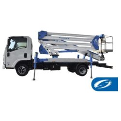Nacelle aérienne Forste 28D SPEED - Double articulation, 28m de hauteur, stabilisation automatique